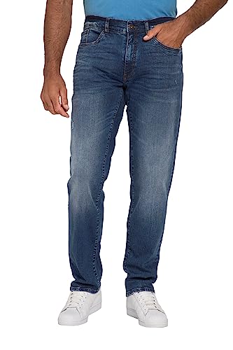 JP 1880 Herren große Größen Übergrößen Menswear L-8XL Jeans, FLEXNAMIC®, Denim, Regular Fit, Vintage Look Blue Denim 70 821085902-70 von JP 1880