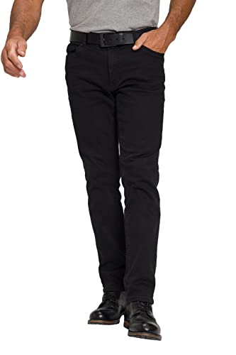 JP 1880 Herren große Größen Übergrößen Menswear L-8XL Jeans, FLEXNAMIC®, Denim, Straight Fit, bis Gr. 70/35 Black 122 722849100-122 von JP 1880