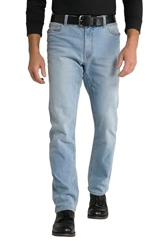 JP 1880 Herren große Größen Übergrößen Menswear L-8XL Jeans, FLEXNAMIC®, Denim, Straight Fit, bis Gr. 70/35 Bleached Denim 68 722849907-68 von JP 1880