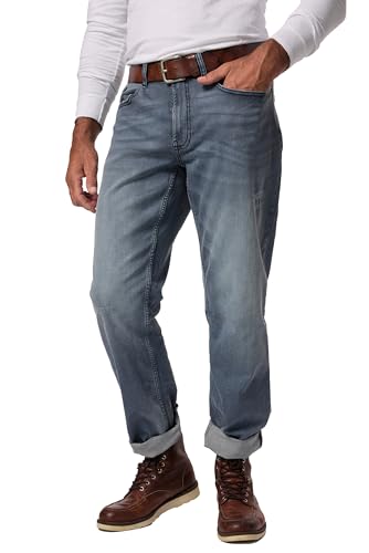 JP 1880 Herren große Größen Übergrößen Menswear L-8XL Jeans FLEXNAMIC®, 5-Pocket, Loose Fit denimblau 52 820574723-52 von JP 1880