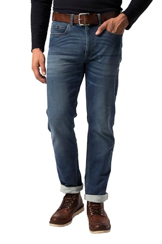 JP 1880 Herren große Größen Übergrößen Menswear L-8XL Jeans FLEXNAMIC®, Straight Fit, 5-Pocket, bis Gr. 36/72 Blue Denim 32 827393902-32 von JP 1880