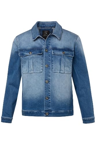 JP 1880 Herren große Größen Übergrößen Menswear L-8XL Jeansjacke FLEXNAMIC®, 2 Brusttaschen, bis 8 XL Blue Denim 4XL 832510902-4XL von JP 1880