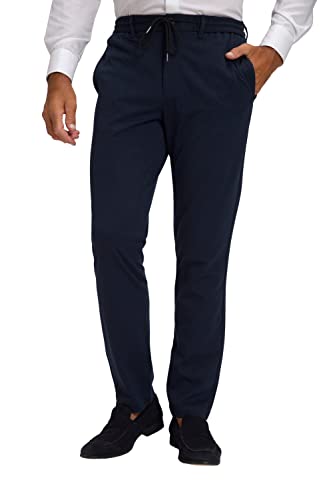 JP 1880 Herren große Größen Übergrößen Menswear L-8XL Jersey-Hose Nizza, Business, Baukasten, FLEXNAMIC®, bis 8 XL Navy blau 4XL 808757130-4XL von JP 1880