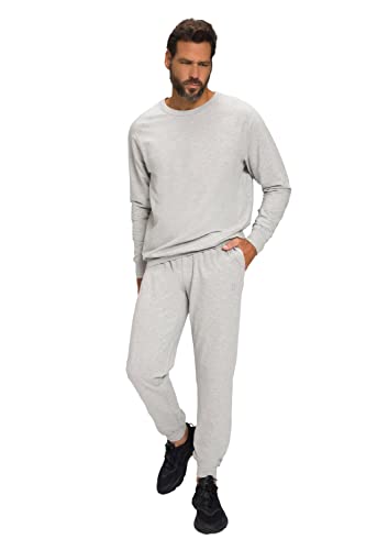 JP 1880 Herren große Größen Übergrößen Menswear L-8XL Jogginganzug, FLEXNAMIC®, Homewear, super leicht, Zweiteiler grau Melange 4XL 809003123-4XL von JP 1880