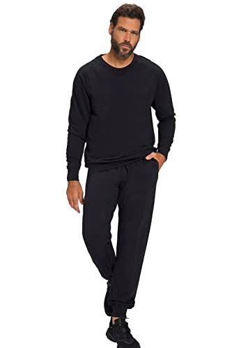 JP 1880 Herren große Größen Übergrößen Menswear L-8XL Jogginganzug, FLEXNAMIC®, Homewear, super leicht, Zweiteiler schwarz 3XL 809003130-3XL von JP 1880