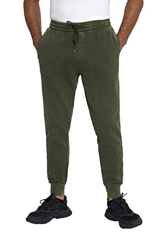 JP 1880 Herren große Größen Übergrößen Menswear L-8XL Jogginghose, Homewear, Vintage Look, Elastikbund tannengrün 3XL 812838640-3XL von JP 1880