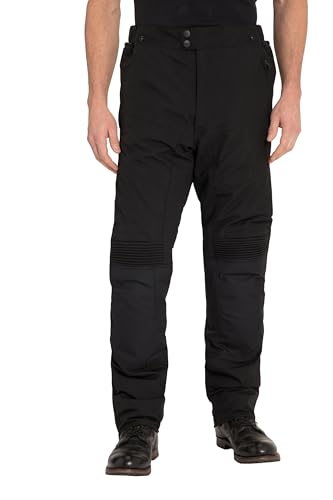 JP 1880 Herren große Größen Übergrößen Menswear L-8XL Motorrad-Hose, ganzjahrestauglich, herausnehmbares Thermofutter schwarz XXL 814195111-XXL von JP 1880