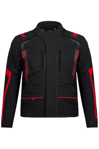 JP 1880 Herren große Größen Übergrößen Menswear L-8XL Motorrad-Jacke 4-Touring, Membranfunktion schwarz 4XL 814214111-4XL von JP 1880