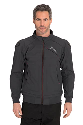 JP 1880 Herren große Größen Übergrößen Menswear L-8XL Motorrad-Jacke San Remo, Softshell anthrazit 7XL 814201110-7XL von JP 1880