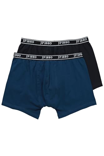 JP 1880 Herren große Größen Übergrößen Menswear L-8XL Pants, Unterhose, 2er-Pack, Jersey Mittelblau 8 796146753-8 von JP 1880