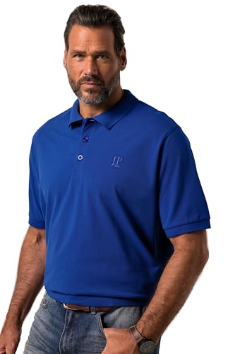 JP 1880 Herren große Größen Übergrößen Menswear L-8XL JP1880 Poloshirt, Bauchfit, Basic, Halbarm, Piqué, XXL bis 10XL Kobaltblau 8XL 712617755-8XL von JP 1880