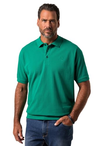 JP 1880 Herren große Größen Übergrößen Menswear L-8XL JP1880 Poloshirt, Bauchfit, Basic, Halbarm, Piqué, XXL bis 10XL grasgrün 5XL 712617451-5XL von JP 1880