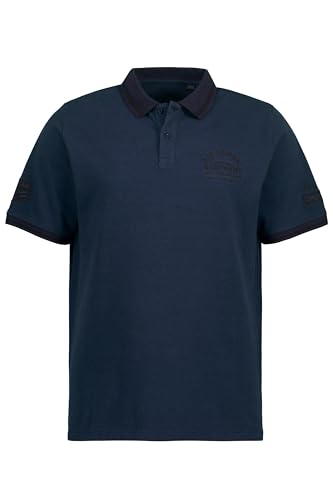 JP 1880 Herren 1 Poloshirt, Mattes Nachtblau, 5XL EU von JP 1880