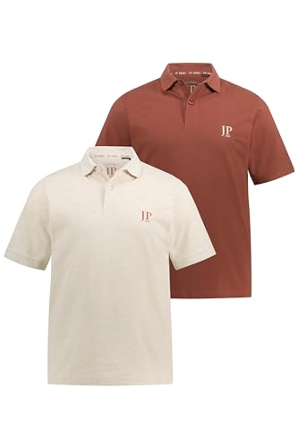 JP 1880 Herren große Größen Übergrößen Menswear L-8XL Poloshirts, Basic, 2er-Pack, Piqué, gekämmte Baumwolle marsalarot 7XL 704317541-7XL JP 1880 Herren große Größen Übergrößen Menswear L-8XL Poloshirts, Basic, 2er-Pack, Piqué, gekämmte Baumwolle marsalarot 7XL 704317541-7XL von JP 1880