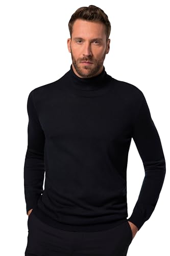 JP 1880 Herren große Größen Übergrößen Menswear L-8XL Rollkragen-Pullover FLEXNAMIC®, Merino Mix, bis 7 XL Navy blau 7XL 829306130-7XL von JP 1880