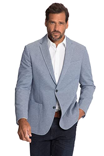 JP 1880 Herren große Größen Übergrößen Menswear L-8XL Sakko, Revers, leichtes Halbfutter ägäisblau 52 815431730-52 von JP 1880