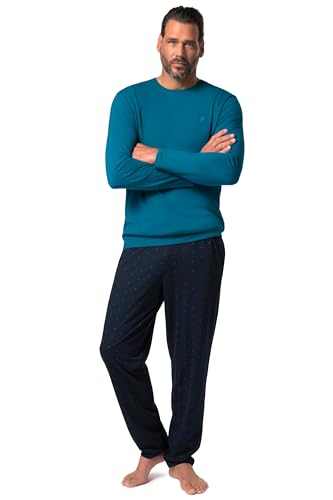 JP 1880 Herren große Größen Übergrößen Menswear L-8XL Schlafanzug, Bauchfit, Zweiteiler, Allover Print, bis 8 XL ozeanblau 8XL 829313761-8XL JP 1880 Herren große Größen Übergrößen Menswear L-8XL Schlafanzug, Bauchfit, Zweiteiler, Allover Print, bis 8 XL ozeanblau 8XL 829313761-8XL von JP 1880