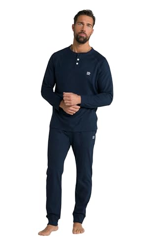 JP 1880 Herren große Größen Übergrößen Menswear L-8XL Schlafanzug, Henley, Langarm, Lange Hose Nachtblau XXL 800377130-XXL JP 1880 Herren große Größen Übergrößen Menswear L-8XL Schlafanzug, Henley, Langarm, Lange Hose Nachtblau XXL 800377130-XXL von JP 1880