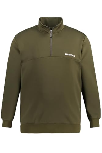 JP 1880 Herren große Größen Übergrößen Menswear L-8XL Scuba-Troyer FLEXNAMIC®, Stehkragen mit Zipper, 2 Taschen tannengrün 3XL 820923640-3XL von JP 1880