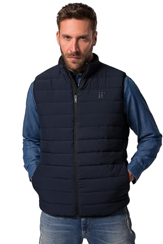 JP 1880 Herren große Größen Übergrößen Menswear L-8XL Steppweste, Technodaune, Stehkragen, bis 8 XL dunkel marine 5XL 829006730-5XL von JP 1880
