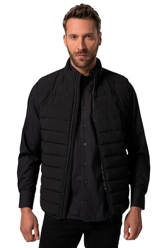 JP 1880 Herren große Größen Übergrößen Menswear L-8XL Steppweste, Technodaune, Stehkragen, bis 8 XL schwarz XXL 829006100-XXL von JP 1880