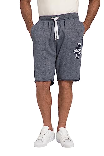 JP 1880 Herren große Größen Übergrößen Menswear L-8XL Sweat-Bermuda, Jogginghose, Elastikbund, Cargotaschen tiefblau 7XL 818380742-7XL von JP 1880