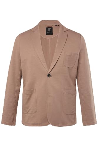 JP 1880 Herren große Größen Menswear L-8XL JP1880 Sweat-Sakko, Business, Flamm-Sweat, aufgesetzte Taschen, bis 7 XL braun grau 6XL 820825337-6XL von JP 1880