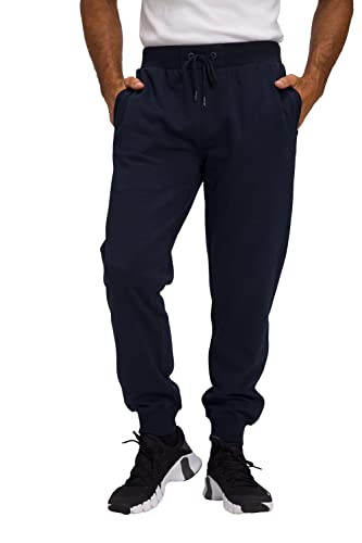 JP 1880 Herren große Größen Übergrößen Menswear L-8XL Sweathose, Homewear, Modern Fit, Elastikbund, bis 8 XL dunkel Marine XL 810706750-XL von JP 1880