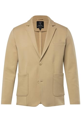 JP 1880 Herren große Größen Übergrößen Menswear L-8XL Sweatsakko New York, FLEXNAMIC®, Business, Baukasten, bis 8 XL beige 4XL 806498310-4XL von JP 1880