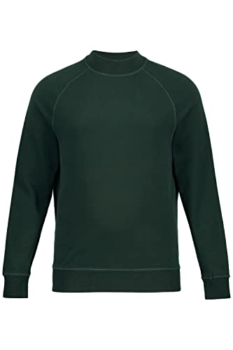 JP 1880 Herren große Größen Übergrößen Menswear L-8XL Sweatshirt, Homewear, Stehkragen, Raglan-Langarm nachtgrün 5XL 808985124-5XL von JP 1880