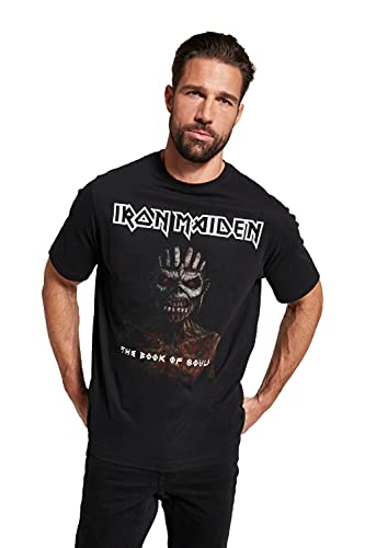 JP 1880 Herren große Größen Übergrößen Menswear L-8XL T-Shirt, Bandshirt, Iron Maiden, Halbarm, bis 8 XL schwarz 3XL 795995130-3XL von JP 1880