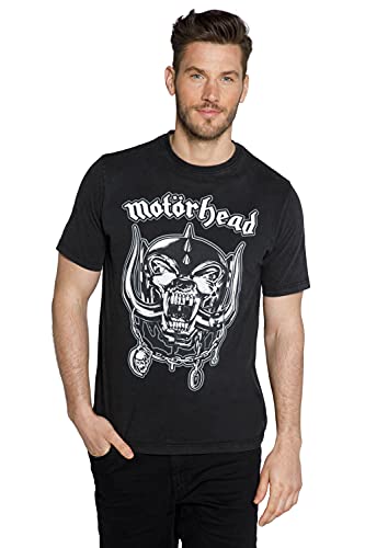 JP 1880 Herren große Größen Übergrößen Menswear L-8XL T-Shirt, Bandshirt, Motörhead, Halbarm, bis 8 XL schwarz 8XL 798359130-8XL von JP 1880