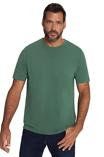 JP 1880 Herren große Größen Übergrößen Menswear L-8XL T-Shirt, Basic, Rundhals, gekämmte Baumwolle, bis 8XL trübes grün 4XL 702558198-4XL JP 1880 Herren große Größen Übergrößen Menswear L-8XL T-Shirt, Basic, Rundhals, gekämmte Baumwolle, bis 8XL trübes grün 4XL 702558198-4XL von JP 1880
