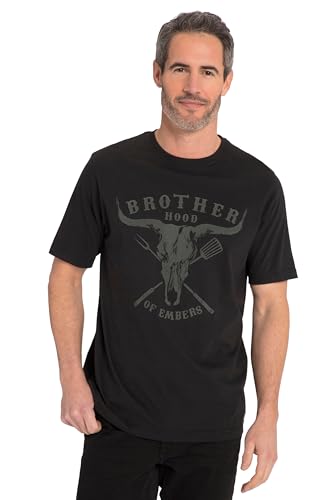 JP 1880 Herren Grillen T-Shirt, schwarz, XL von JP 1880