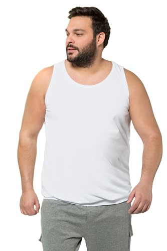 JP 1880 Herren Tanktop Tank Top, Schneeweiß, 4XL von JP 1880