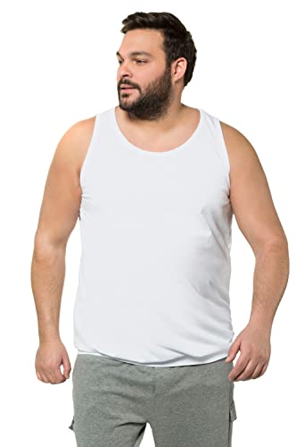 JP 1880 Herren große Größen Übergrößen Menswear L-8XL Tanktop, Bauchfit, Spezialschnitt, bis 8XL schneeweiß 5XL 719783200-5XL JP 1880 Herren große Größen Übergrößen Menswear L-8XL Tanktop, Bauchfit, Spezialschnitt, bis 8XL schneeweiß 5XL 719783200-5XL von JP 1880