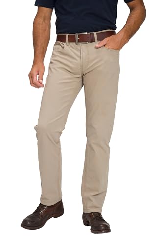 JP 1880 Herren große Größen Übergrößen Menswear L-8XL Twillhose, Bauchfit, 5-Pocket, Regular Fit Sand 29 809749310-29 von JP 1880