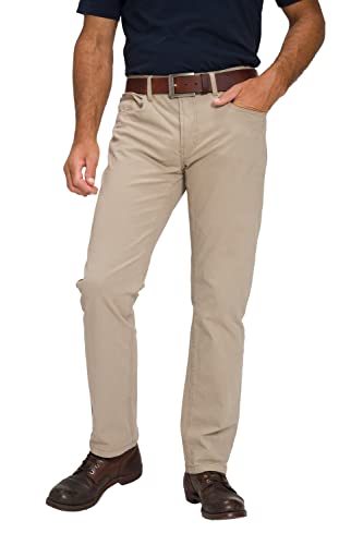 JP 1880 Herren Twillhose, Bauchfit, 5-Pocket, Regular Fit Hose, Sand, 56 von JP 1880