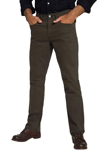 JP 1880 Herren große Größen Übergrößen Menswear L-8XL Twillhose, Bauchfit, 5-Pocket, Regular Fit dunkel Oliv 60 809749120-60 JP 1880 Herren große Größen Übergrößen Menswear L-8XL Twillhose, Bauchfit, 5-Pocket, Regular Fit dunkel Oliv 60 809749120-60 von JP 1880