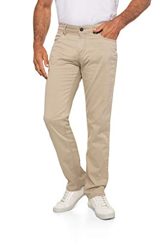 JP 1880 Herren große Größen Übergrößen Menswear L-8XL Twillhose, Bauchfit, bis Größe N-70/U-35 Sand 26 721797300-26 von JP 1880