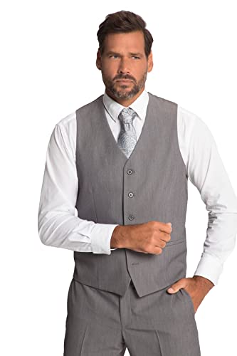 JP 1880 Herren große Größen Übergrößen Menswear L-8XL Weste, Business, FLEXNAMIC®, Baukasten Keos, bis Gr. 72 stahlgrau 58 815567100-58 von JP 1880