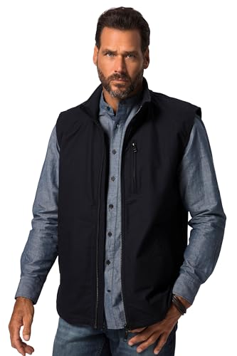 JP 1880 Herren große Größen Übergrößen Menswear L-8XL Weste FLEXNAMIC®, Stehkragen, bis 8 XL navy blau 8XL 825144130-8XL von JP 1880