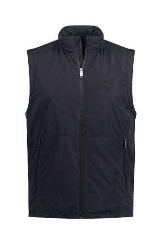 JP 1880 Herren große Größen Übergrößen Menswear L-8XL Weste FLEXNAMIC®, Strick-Rücken, wasserdichte Zipper mattes nachtblau 4XL 812279130-4XL von JP 1880