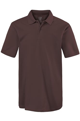 JP 1880 Herren große Größen Übergrößen Menswear L-8XL JP1880 Poloshirt, Basic, Halbarm, Piqué, L bis 10XL mahagonibraun 6XL 702560115-6XL von JP 1880