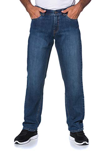 JP 1880 Herren Jeans, 5-pocket, Elastischer Komfortbund, Regular Loose Fit, Blue Denim, 36W / 32L EU von JP 1880
