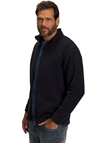 JP 1880 Herren Fleecejacke Mantel, Schwarz, 3XL EU von JP 1880