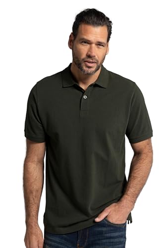JP 1880 Herren große Größen Übergrößen Menswear L-8XL Poloshirt, Basic, Halbarm, Piqué, L bis 10XL dunkle Olive XXL 702560193-XXL von JP 1880