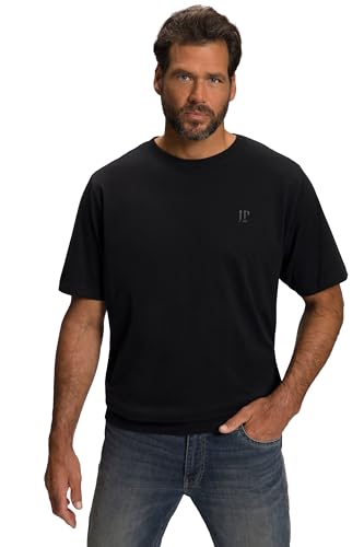 JP 1880 Herren Bauchfit T-Shirt, Schwarz, 6XL EU von JP 1880