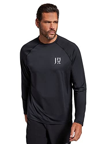 JP 1880 Herren Jay-pi Funktions-shirt, Flexnamic®, Langarm, Quickdry T-Shirt, Schwarz, XL Große Größen EU von JP 1880