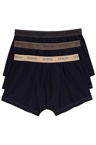 JP1880 Herren Mens Hip Pants with Flexnamic Waist, 3 Pack Boxershorts, Dunkel Marine, 3XL EU von JP 1880
